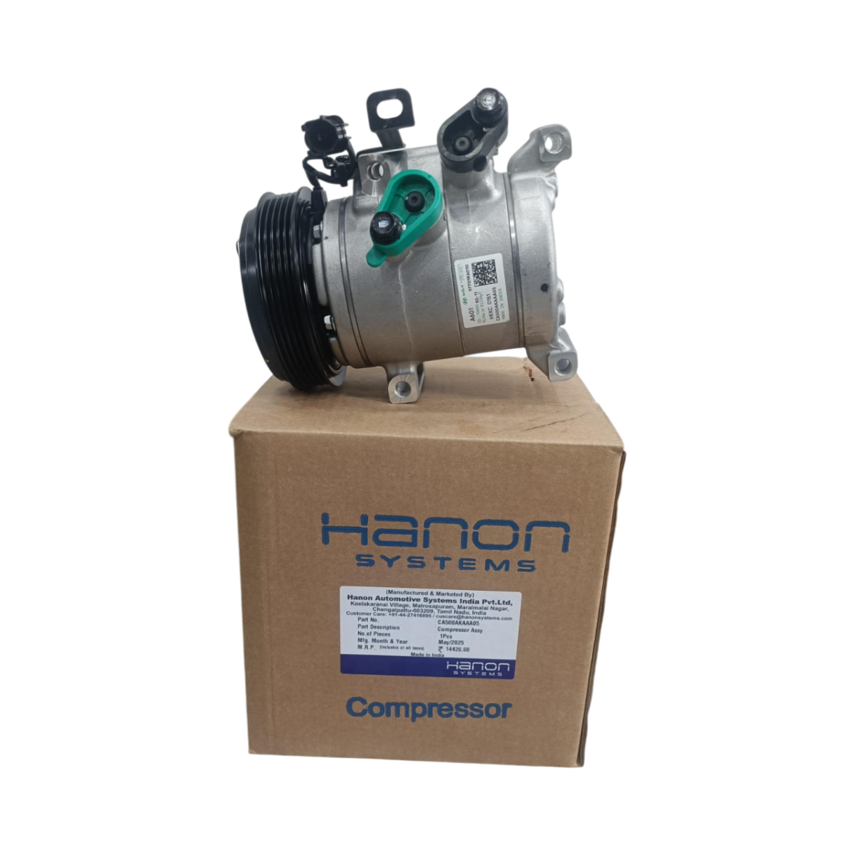 HANON AC COMPRESSOR FOR HYUNDAI I10 GRAND  NIOS PETROL MT